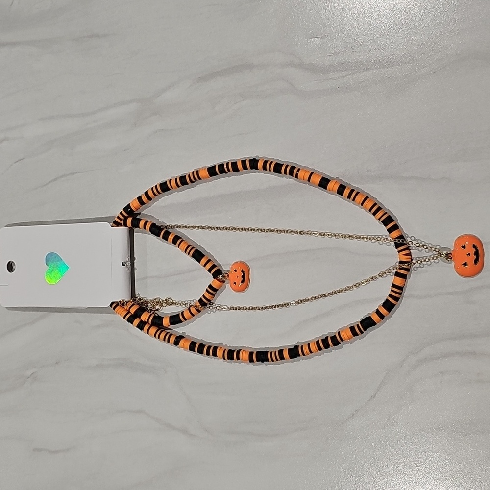 The Cildrens Place Halloween Necklace And Bracelet Matching Set